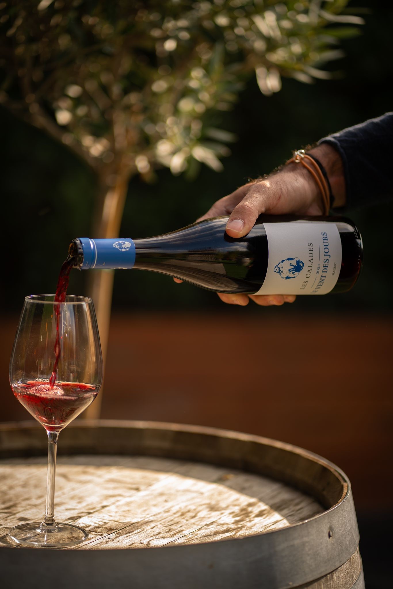 Verre de vin et ambiance